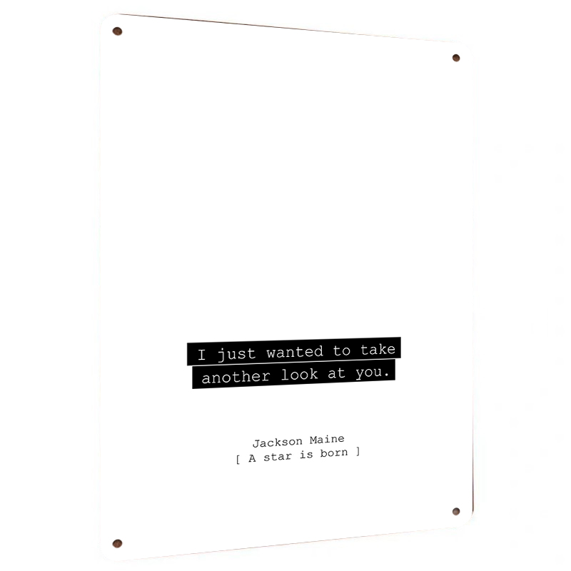 Classic Movie Quote Metal Wall - огляд і ціна Art Craft Quotes