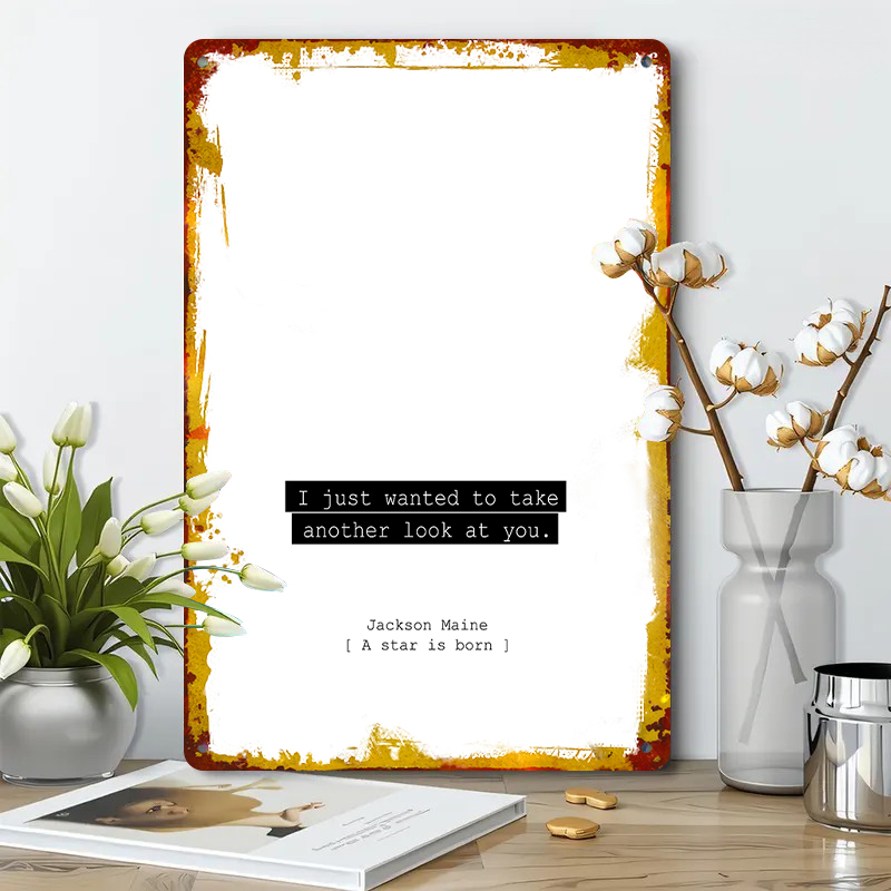 Classic Movie Quote Metal Wall - огляд і ціна Art Craft Quotes