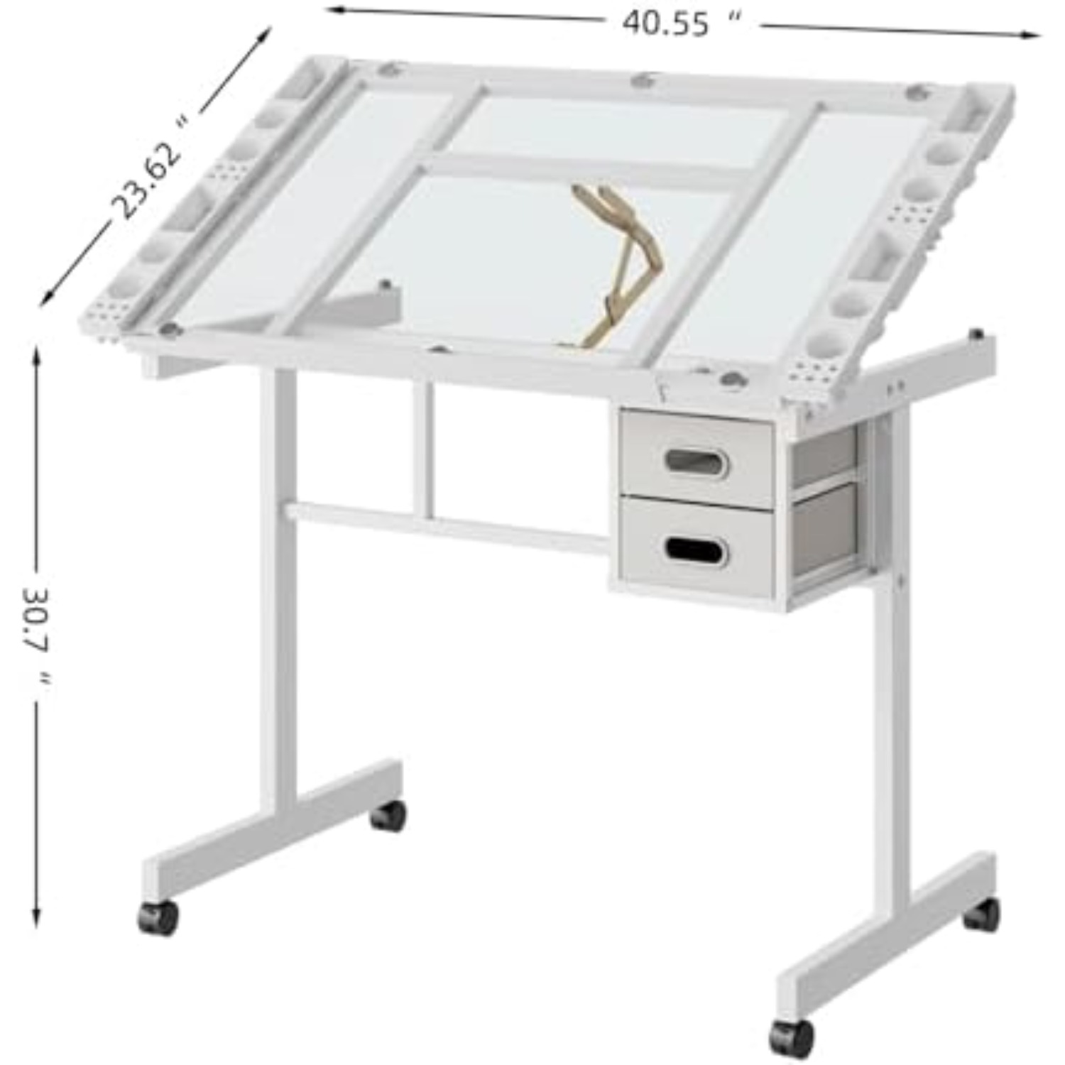 Rolling Drafting Table Desk, P - огляд і ціна Art Craft & Architecture