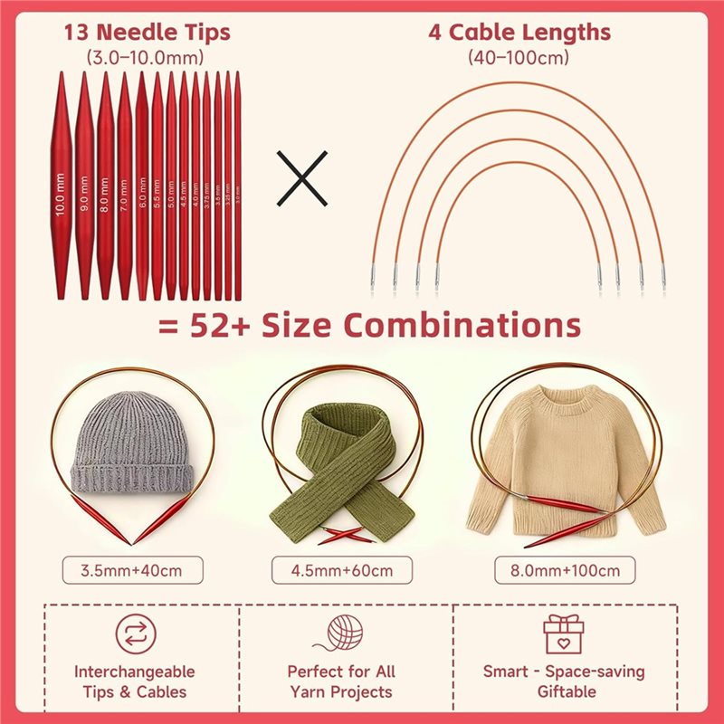 A25F-Circular For Knitting Nee - огляд і ціна Knitting Needle Circular