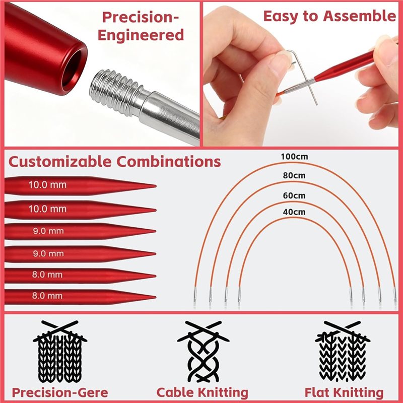 A25F-Circular For Knitting Nee - огляд і ціна Knitting Needle Circular