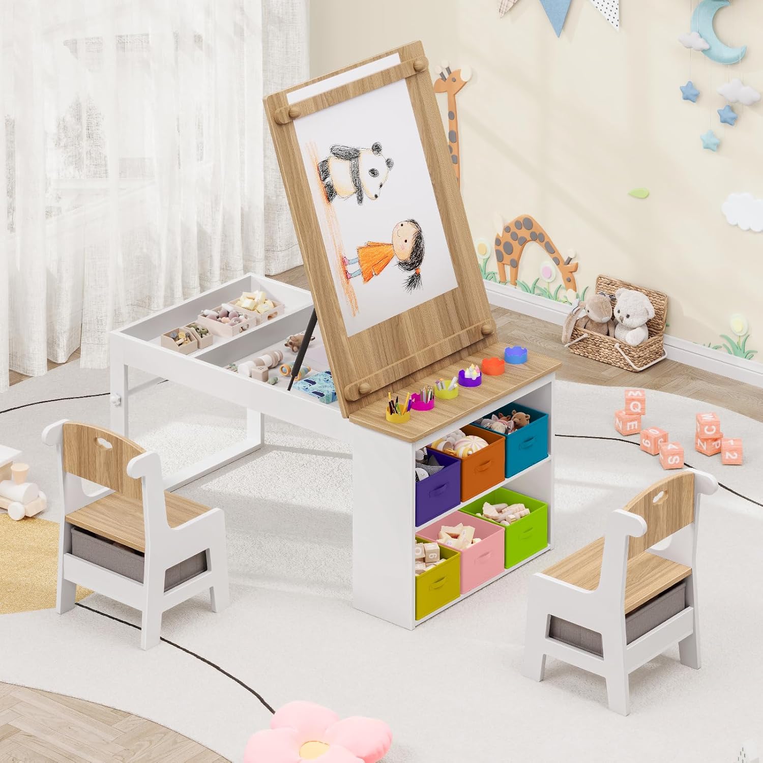 Kids Art Table and Chairs, Tod - огляд і ціна Art Craft Toddlers