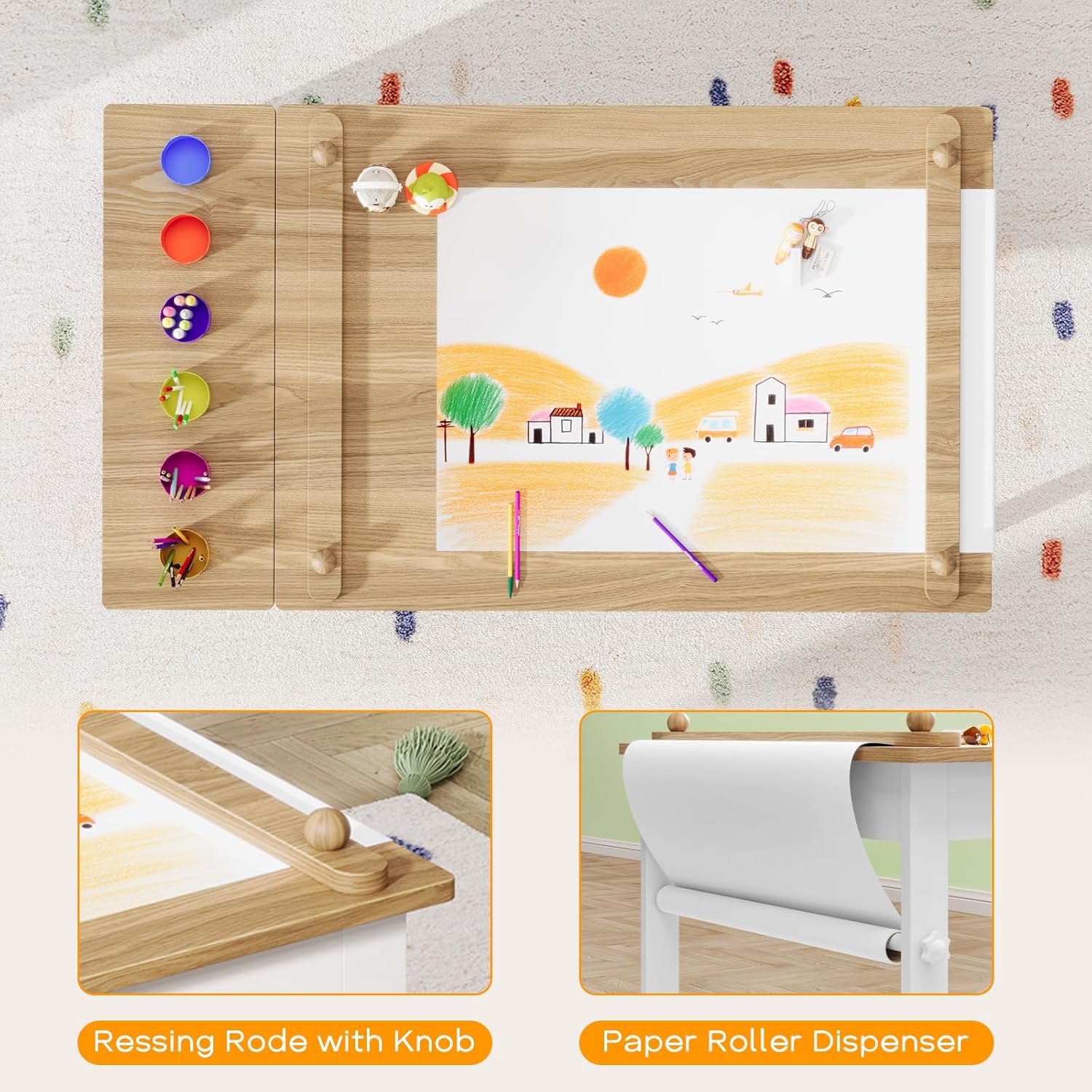 Kids Art Table and Chairs, Tod - огляд і ціна Art Craft Toddlers