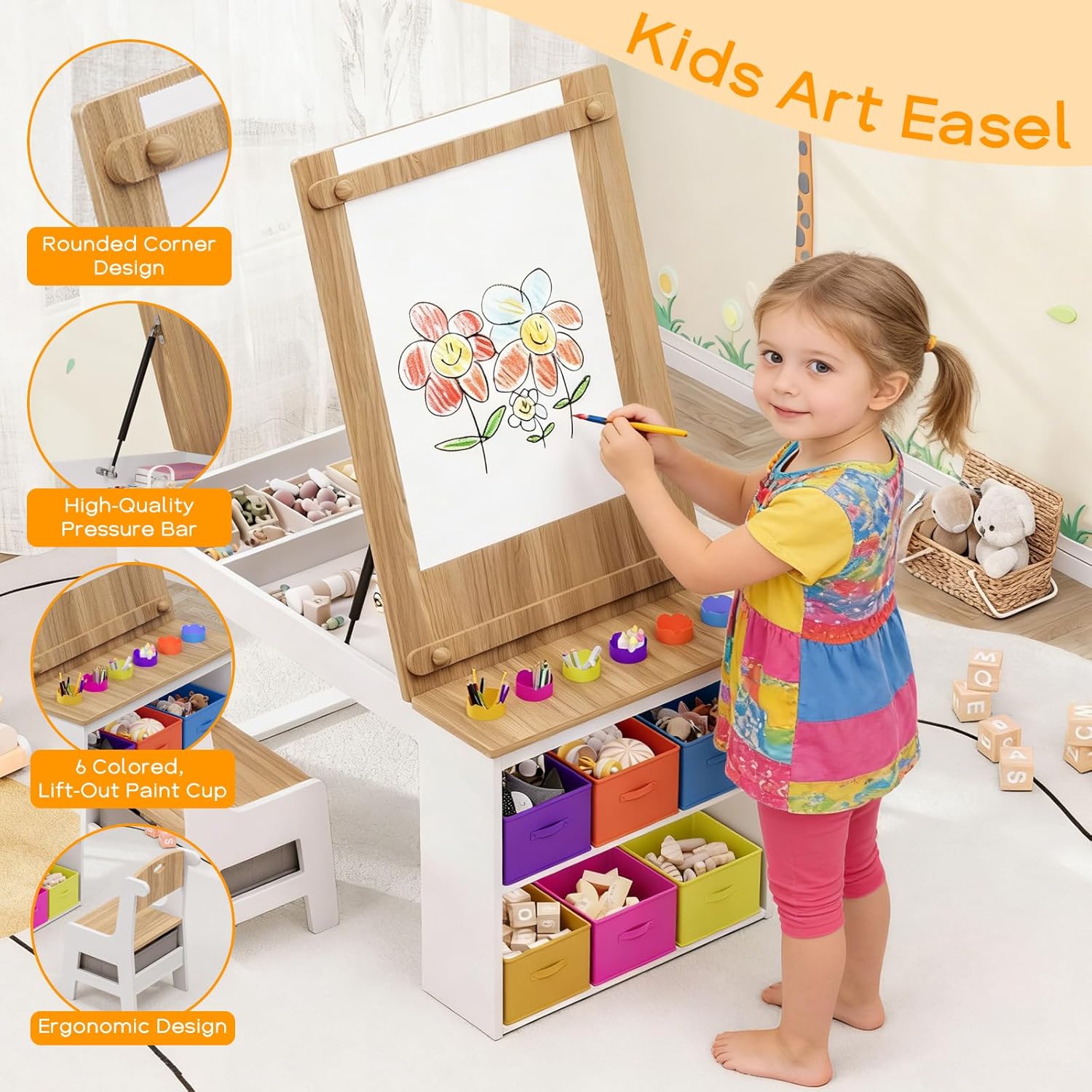 Kids Art Table and Chairs, Tod - огляд і ціна Art Craft Toddlers