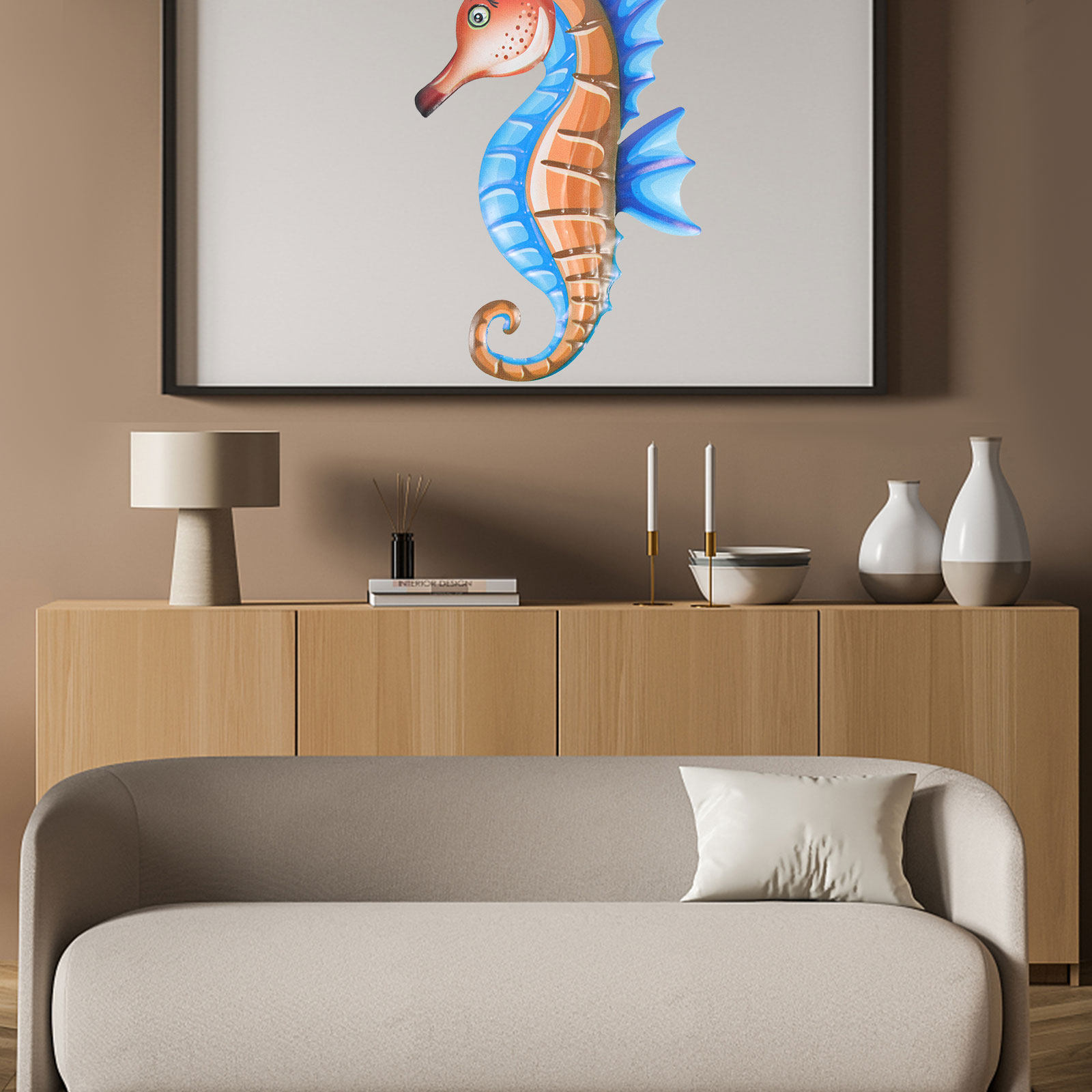 Metal Sea Horse Wall Hanging D - огляд і ціна Art Craft Horse