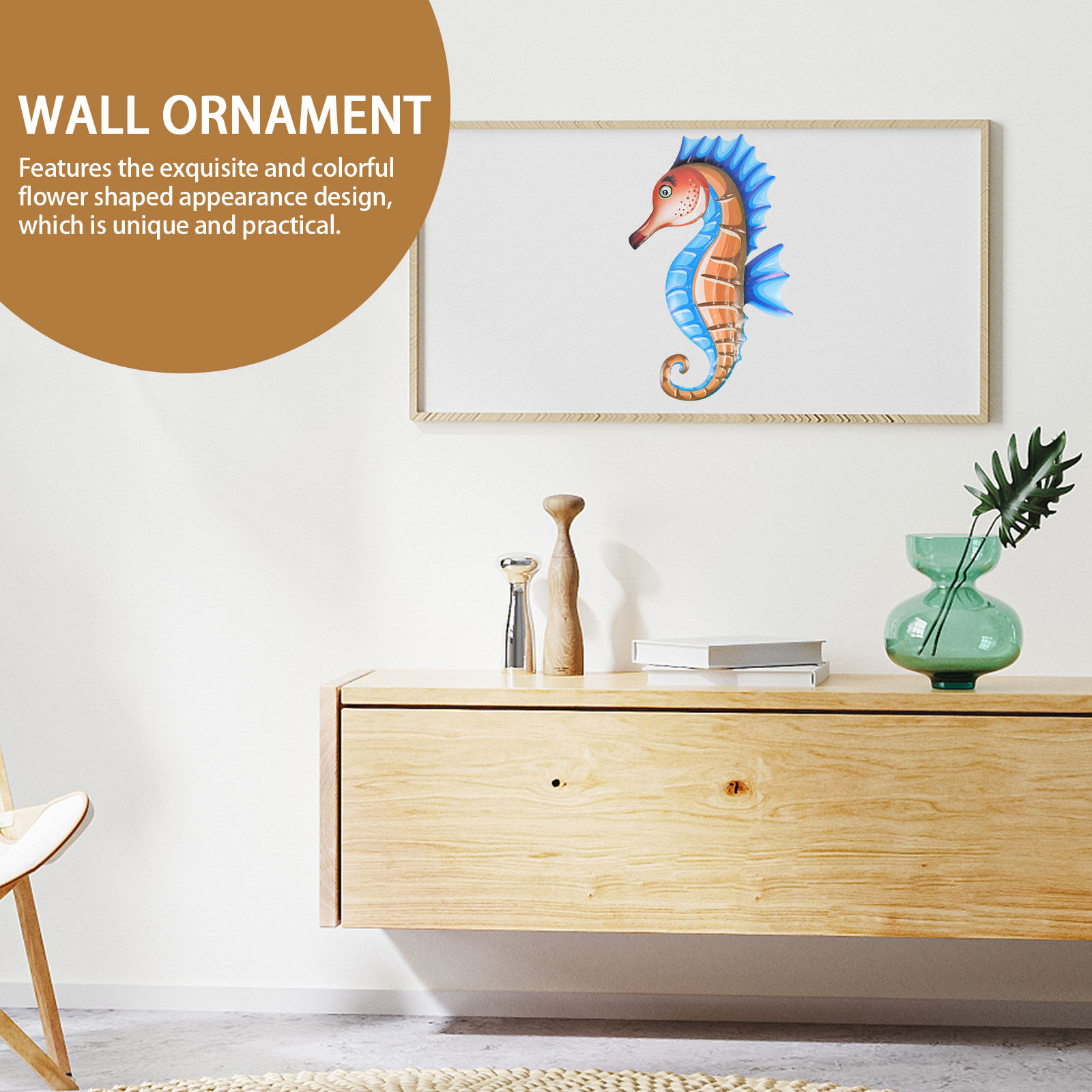 Metal Sea Horse Wall Hanging D - огляд і ціна Art Craft Horse