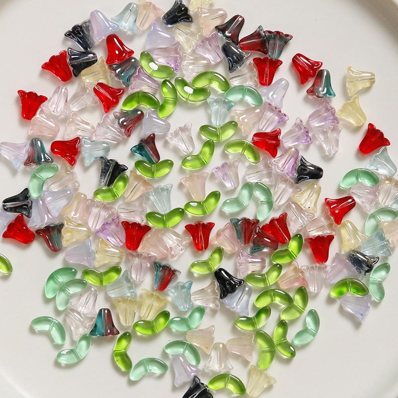 Lampwork  Flower Beads 30Pcs M - огляд і ціна Art Craft Flower