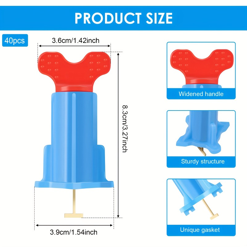 40Pcs New Design Tile Leveling - огляд і ціна Mosaic Tile Supply