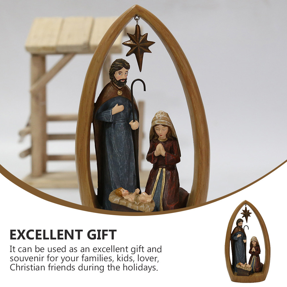 1Pcs Nativity Scene Christian  - огляд і ціна Art Craft Bar
