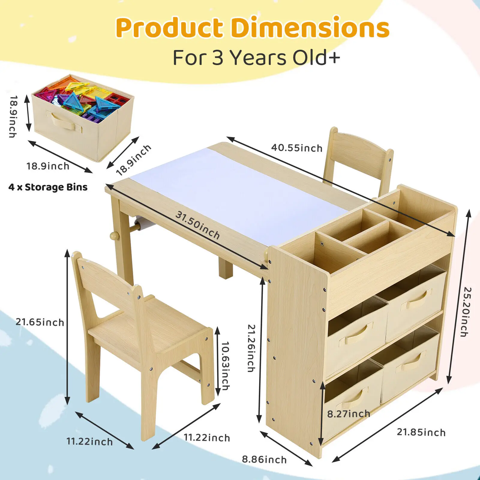 Kids Art Table and Chair Set w - огляд і ціна Art Craft Quotes