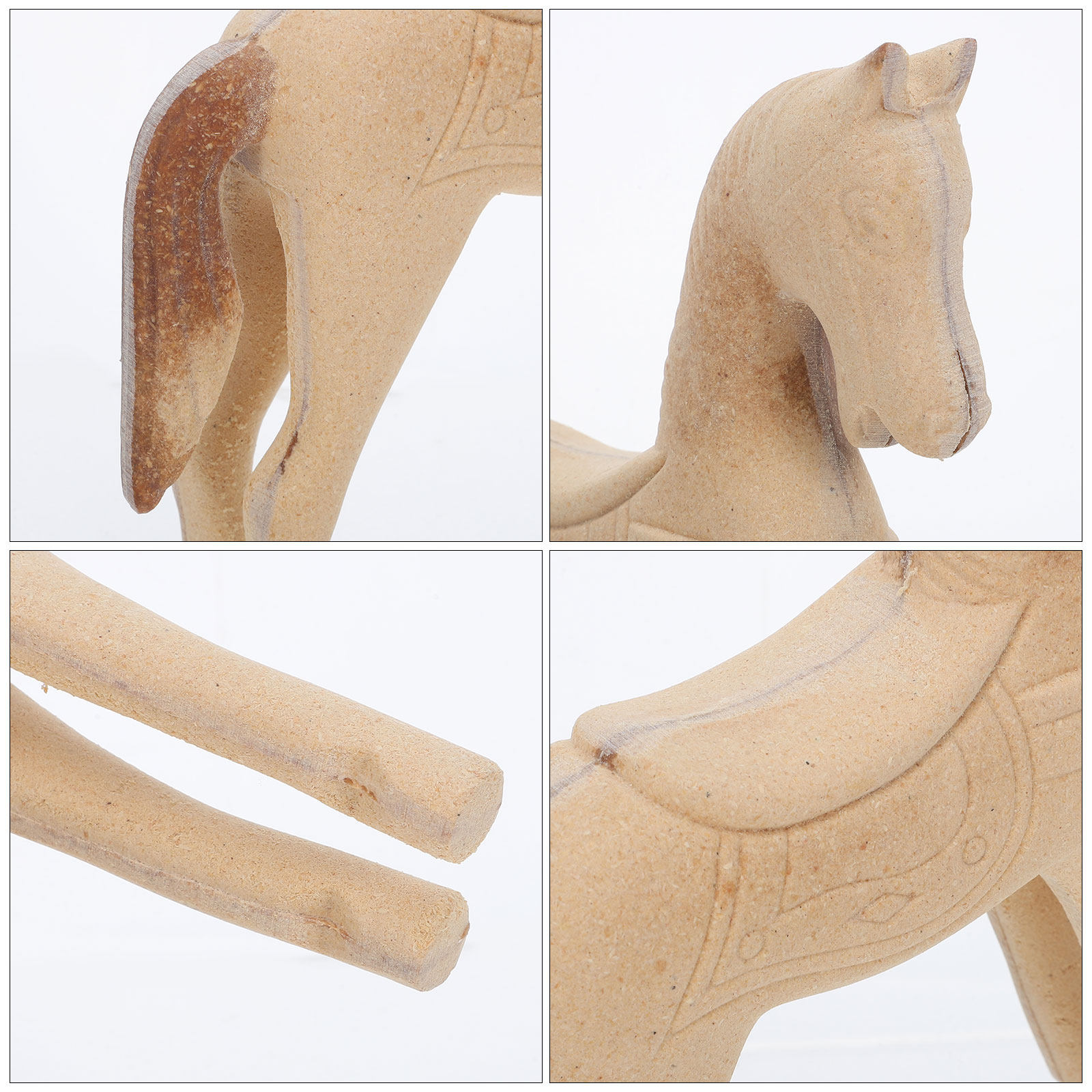 Unfinished Wood Horse 8.2x6.7  - огляд і ціна Art Craft Horse