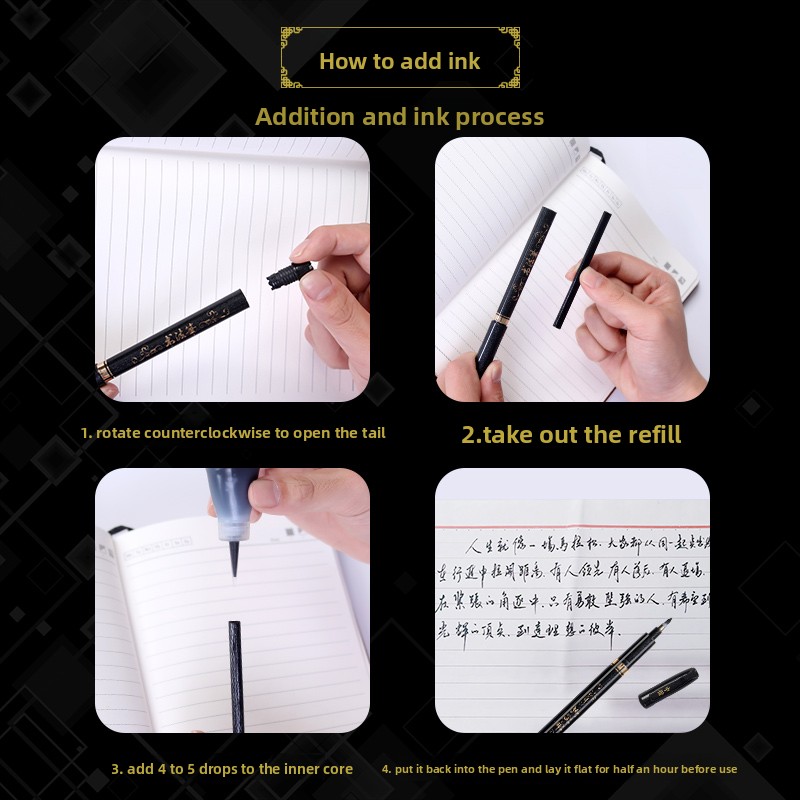4PCS/SET Calligraphy Art Marke - огляд і ціна Calligraphy Pen Set