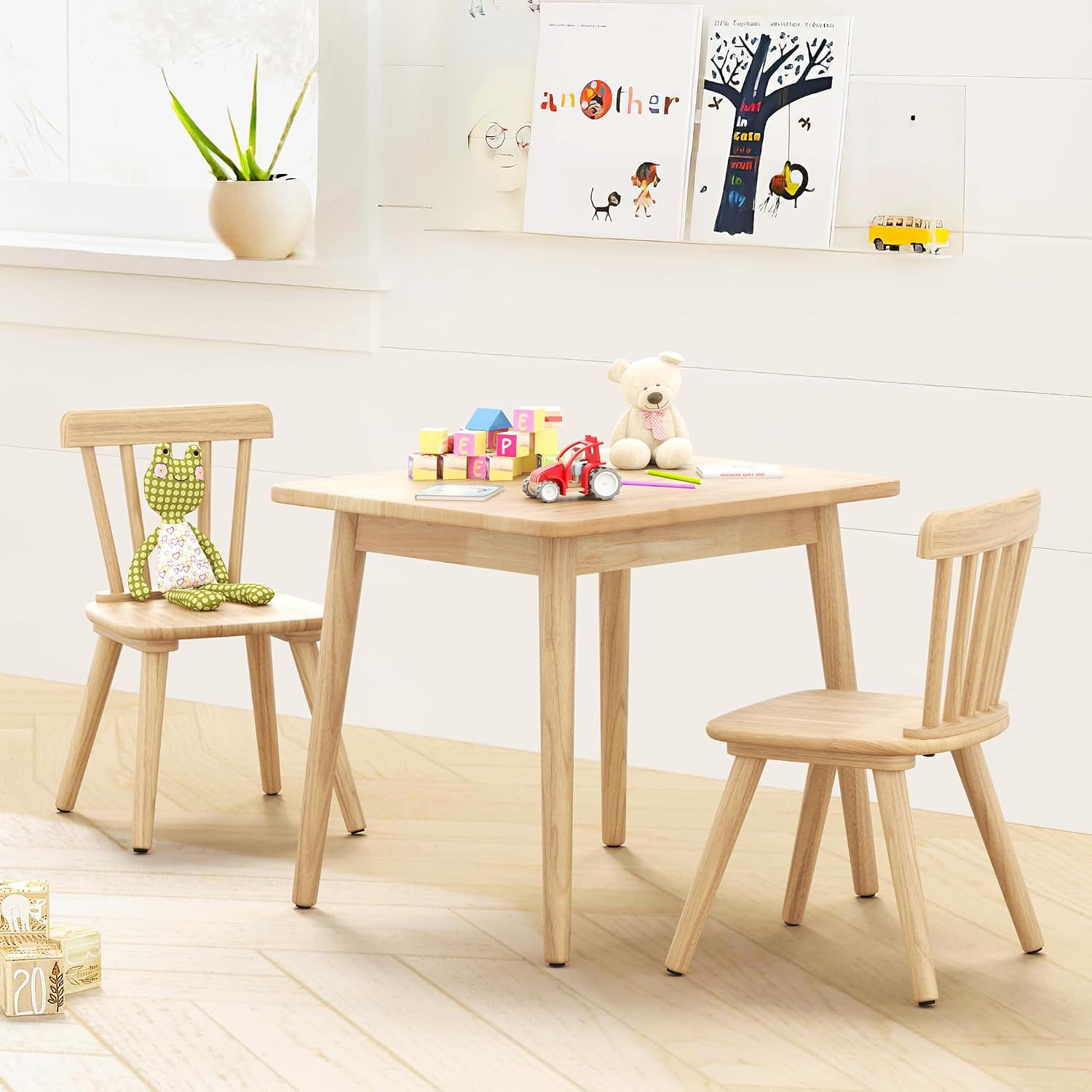Kids Table & Chair Set Rubberw - огляд і ціна Art Craft Toddlers