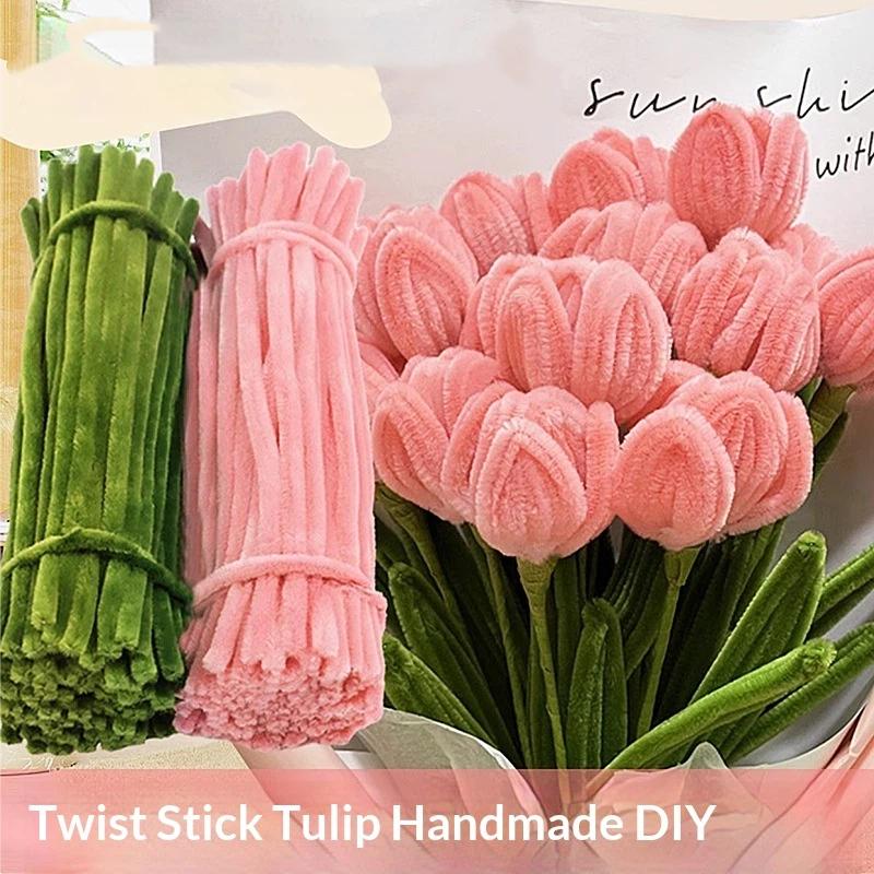 200/300Pcs Chenille Stems 30cm - огляд і ціна Art Craft Flower Making