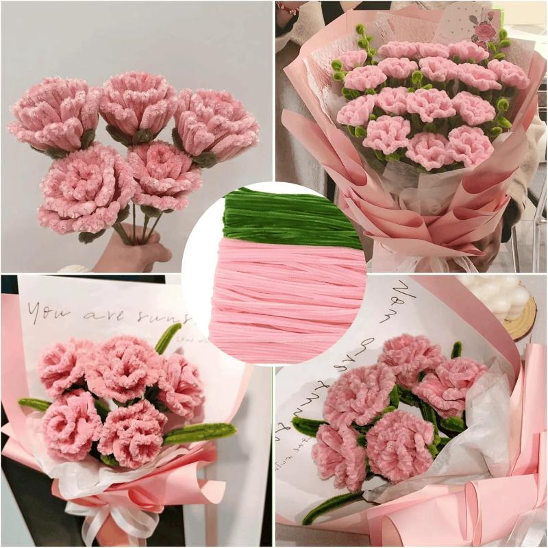 200/300Pcs Chenille Stems 30cm - огляд і ціна Art Craft Flower Making