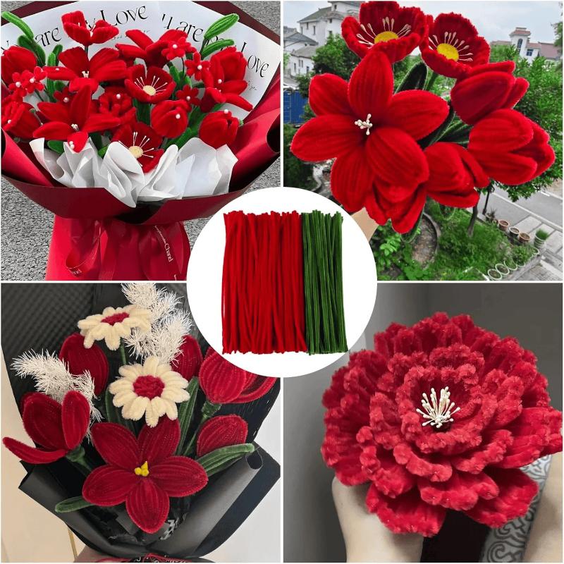 200/300Pcs Chenille Stems 30cm - огляд і ціна Art Craft Flower Making