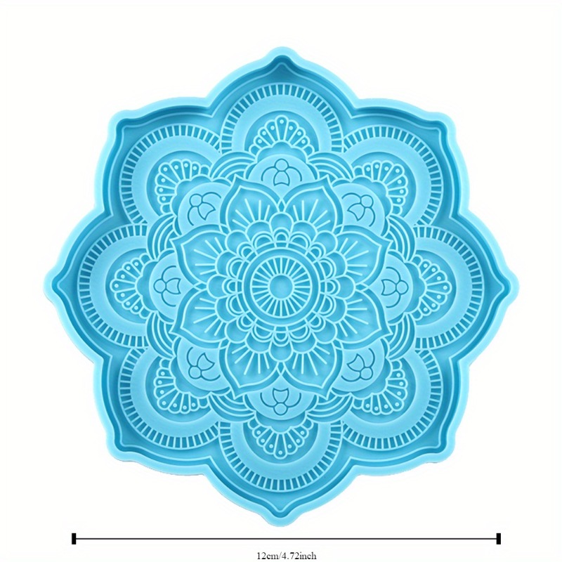 Mandala Coaster Silicone Mold  - огляд і ціна Art Craft Flower