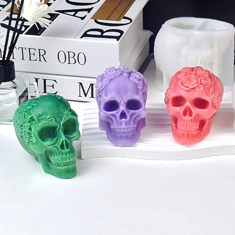 New Halloween Skull Silicone C - огляд і ціна Art Craft Flower Making