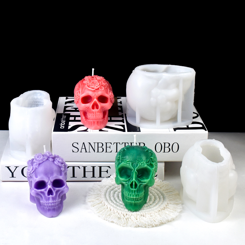 New Halloween Skull Silicone C - огляд і ціна Art Craft Flower Making