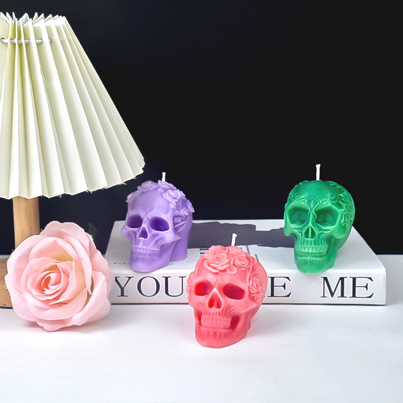 New Halloween Skull Silicone C - огляд і ціна Art Craft Flower Making