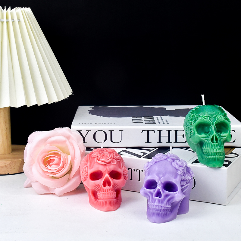 New Halloween Skull Silicone C - огляд і ціна Art Craft Flower Making