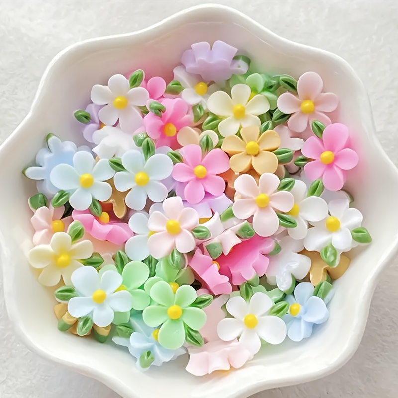 20pcs Resin Mini Flower and Le - огляд і ціна Art Craft Flower Making