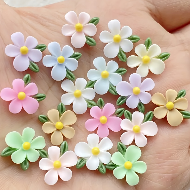 20pcs Resin Mini Flower and Le - огляд і ціна Art Craft Flower Making