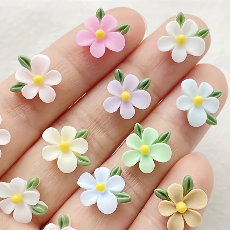20pcs Resin Mini Flower and Le - огляд і ціна Art Craft Flower Making