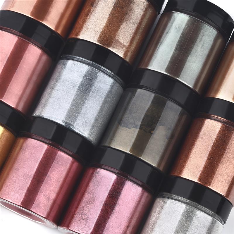 50g Shimmer Metallic Gold Silv - огляд і ціна Resin Pigment Powder