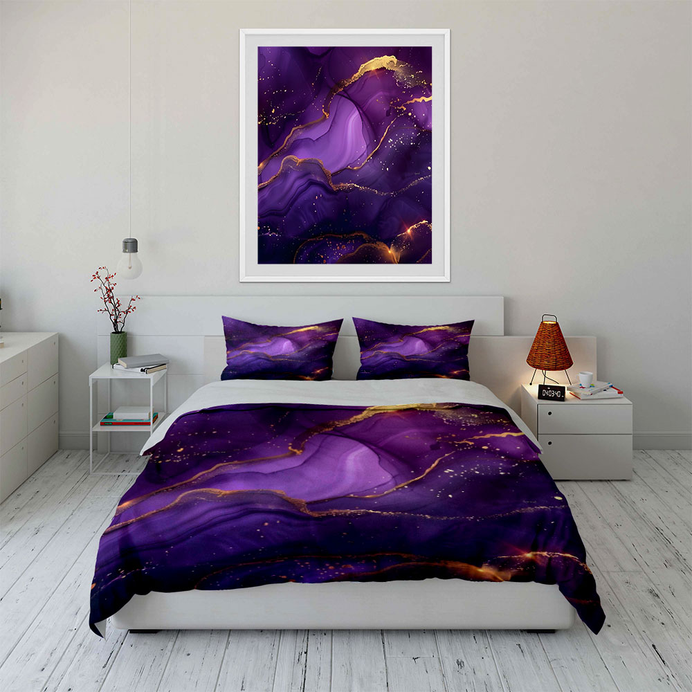3Pcs Deep Purple Fluid Art Bed - огляд і ціна Alcohol Ink Set