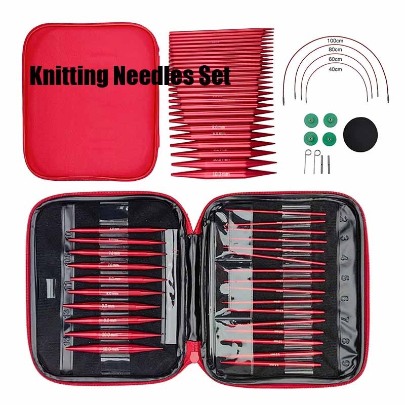 25PCS Knitting Needles Set Int - огляд і ціна Knitting Needle Circular