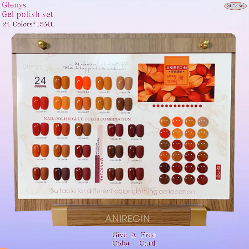 Vintage Brown 24 Color Nail Po - огляд і ціна Art Craft Online