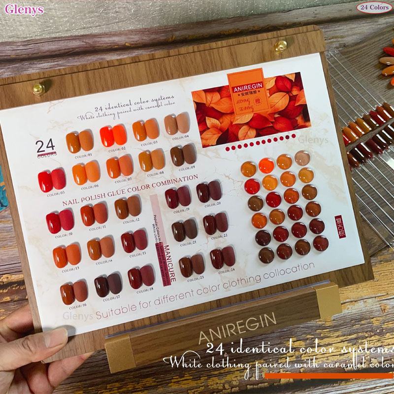 Vintage Brown 24 Color Nail Po - огляд і ціна Art Craft Online