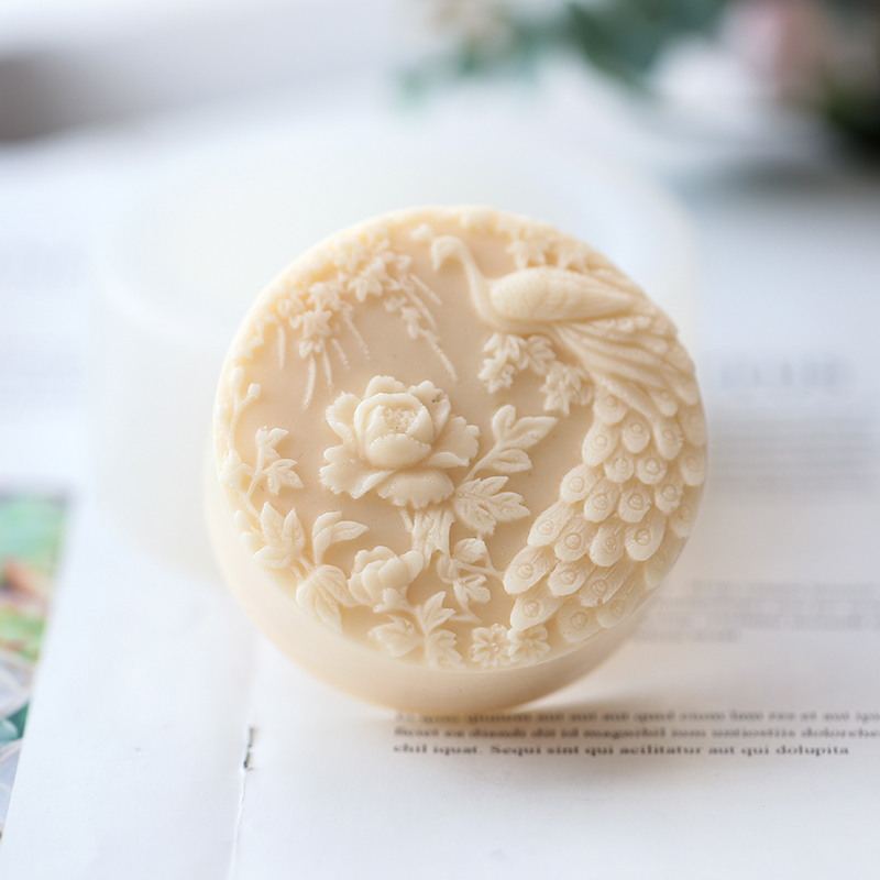 Peacock Flower Pattern Silicon - огляд і ціна Art Craft Flower Making