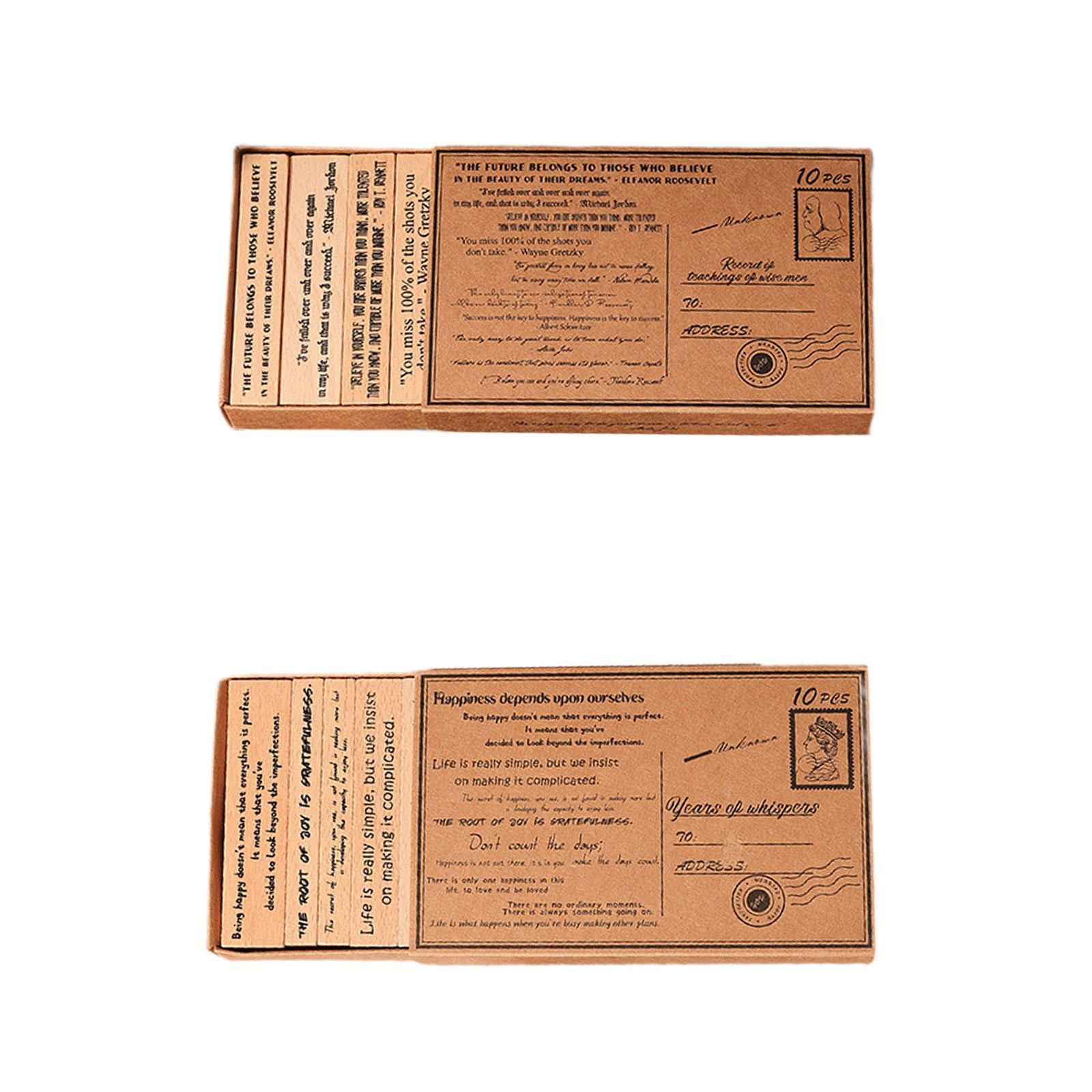 Wooden Stamp Set Handcraft Dec - огляд і ціна Art Craft Quotes