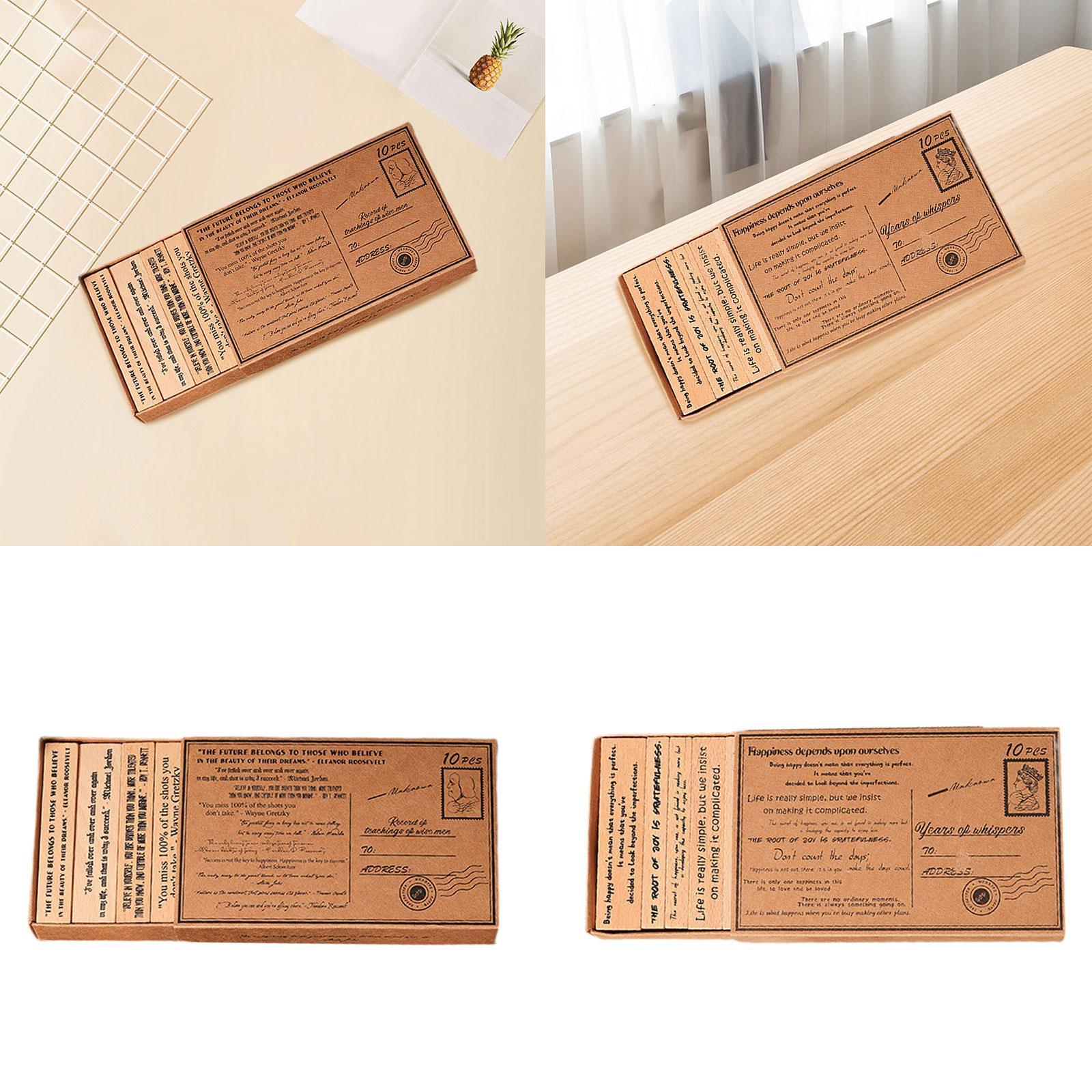 Wooden Stamp Set Handcraft Dec - огляд і ціна Art Craft Quotes