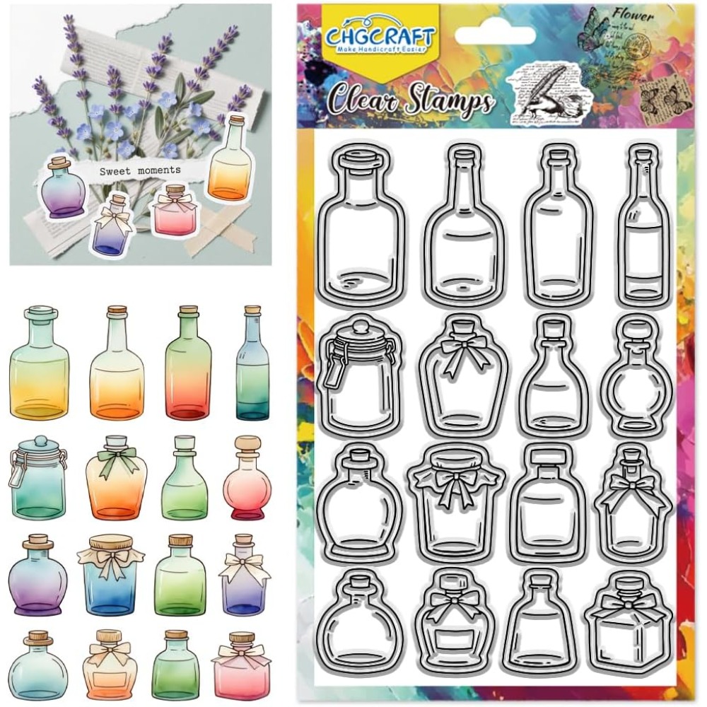 Various Bottle Style Clear Sta - огляд і ціна Stamping Ink Pad