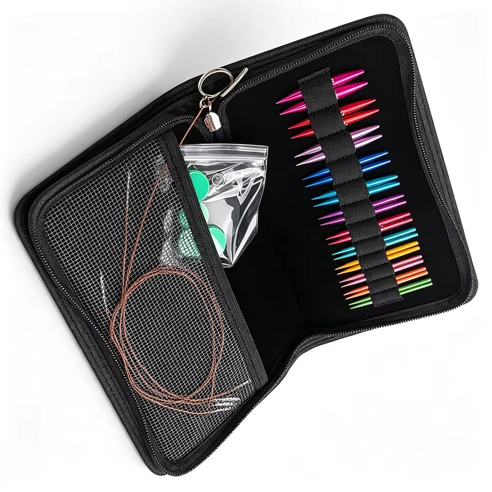 12 Pairs Interchangeable Circu - огляд і ціна Knitting Needle Circular