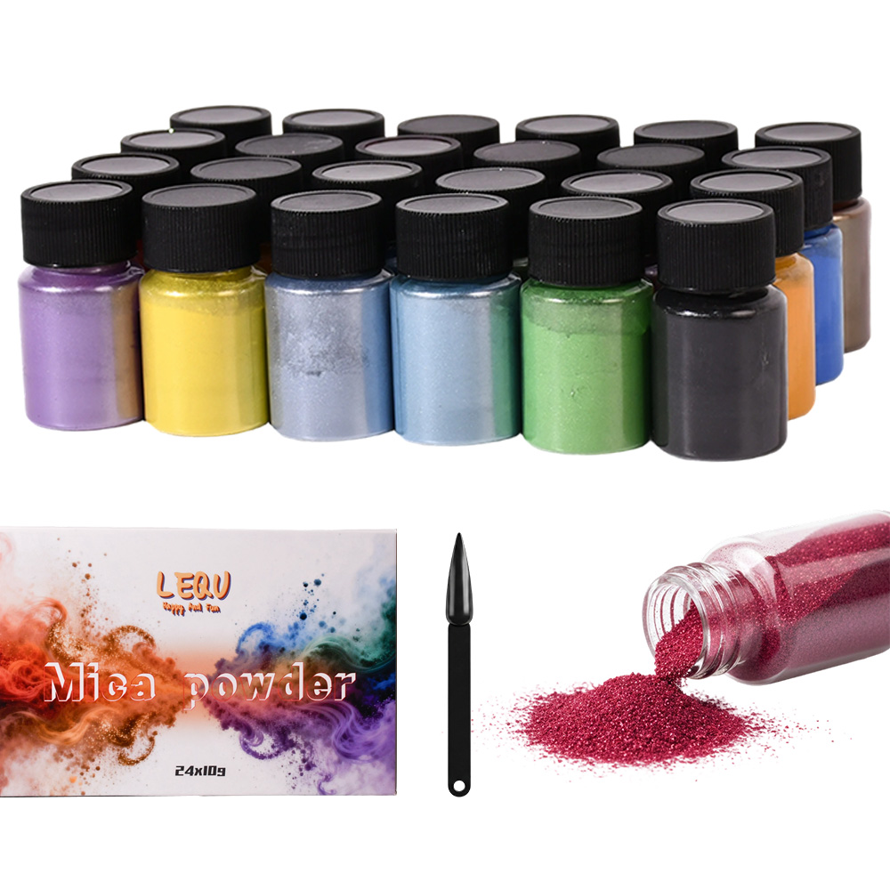 24-Color Chameleon Mica Powder - огляд і ціна Resin Pigment Powder