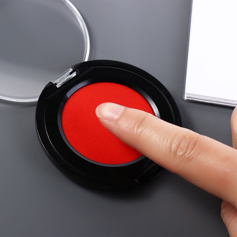 Red Blue Black Mini Fingerprin - огляд і ціна Stamping Ink Pad