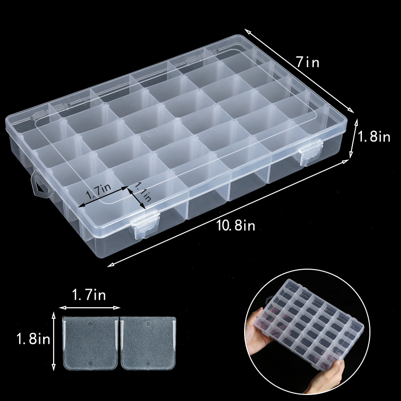 36 Grids Plastic Organizer Box - огляд і ціна Art Craft Display