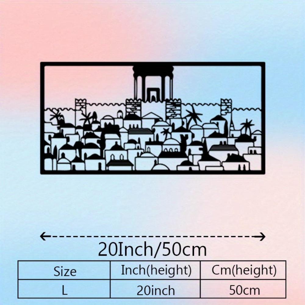 CIFBUY Metal Wall Art Jerusale - огляд і ціна Art & Craft Teacher