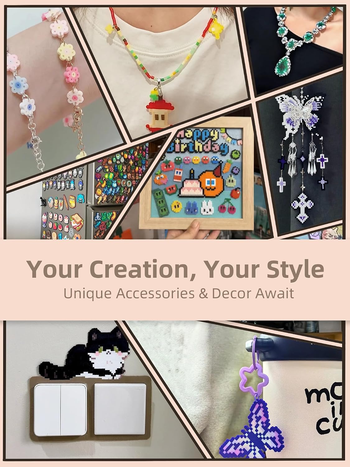 Fuse Beads Kit-Easy DIY-96 Col - огляд і ціна Art Craft & Architecture